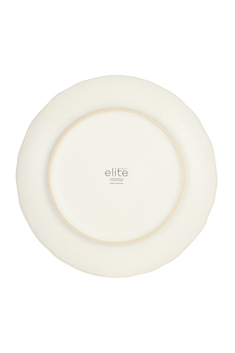 Vista Rossio 12-Piece Scalloped Edge Stoneware Dinnerware Set, Alternate, color, White