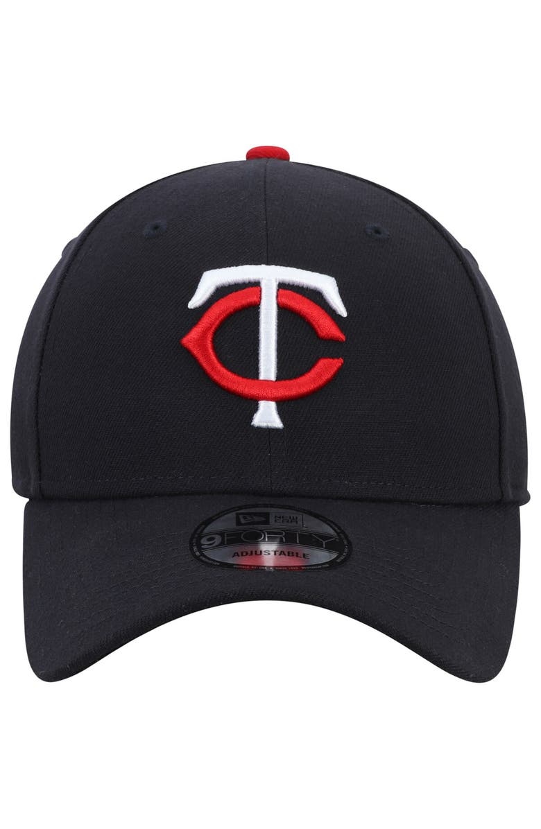 New Era Men's New Era Navy Minnesota Twins League 9FORTY Adjustable Hat, Alternate, color,