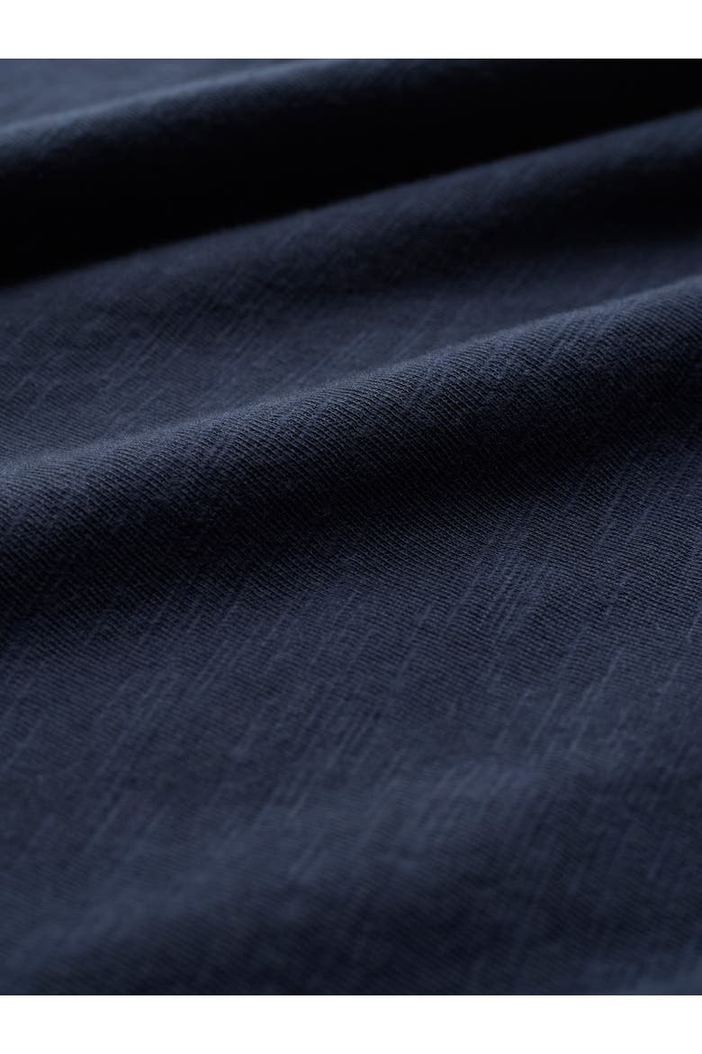Slub Jersey Trim Detail Polo Top, Alternate, color, DARK NAVY