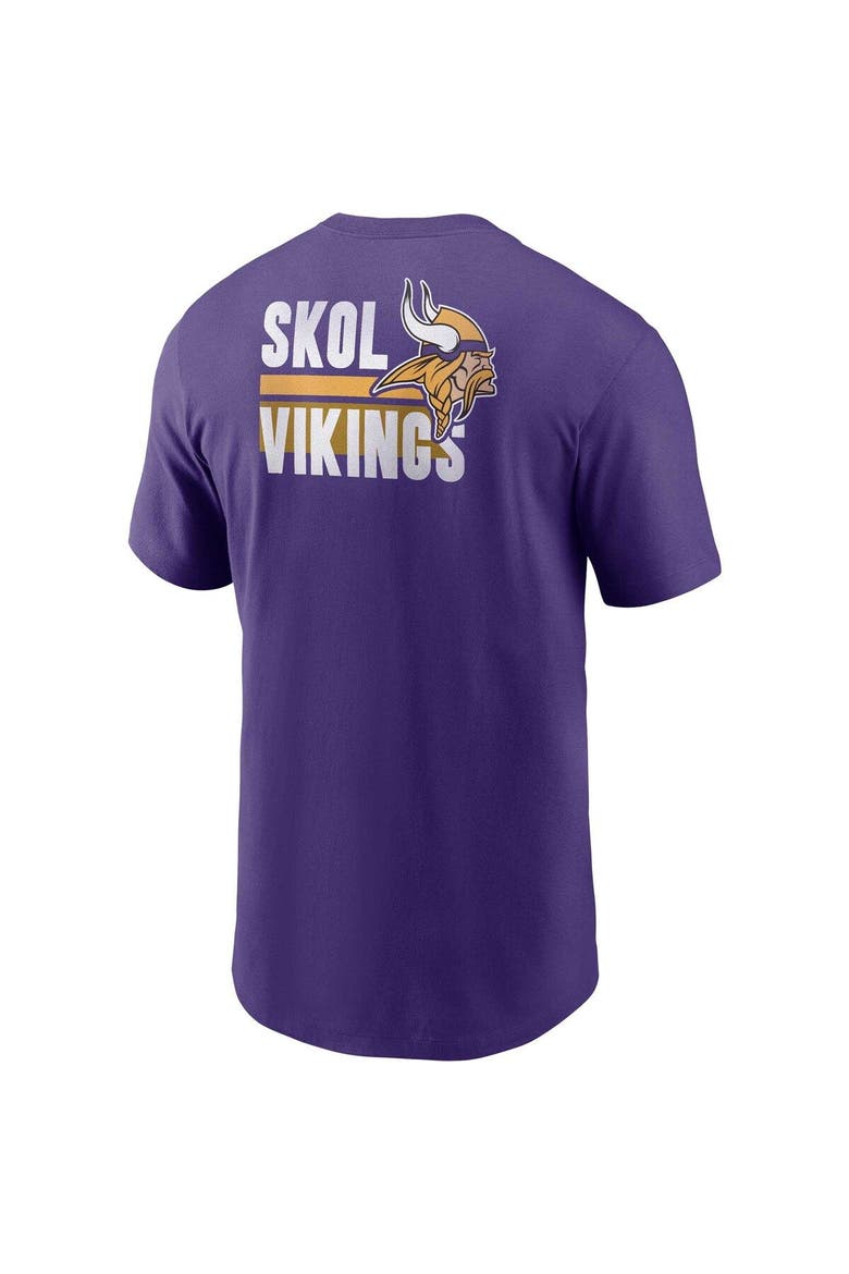 Men's Nike Purple Minnesota Vikings Blitz Essential T-Shirt, Alternate, color, Purple
