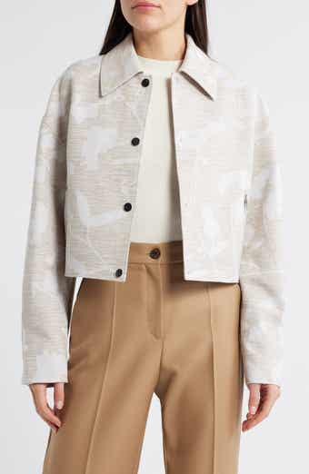 BOSS Jarlota Floral Jacquard Jacket