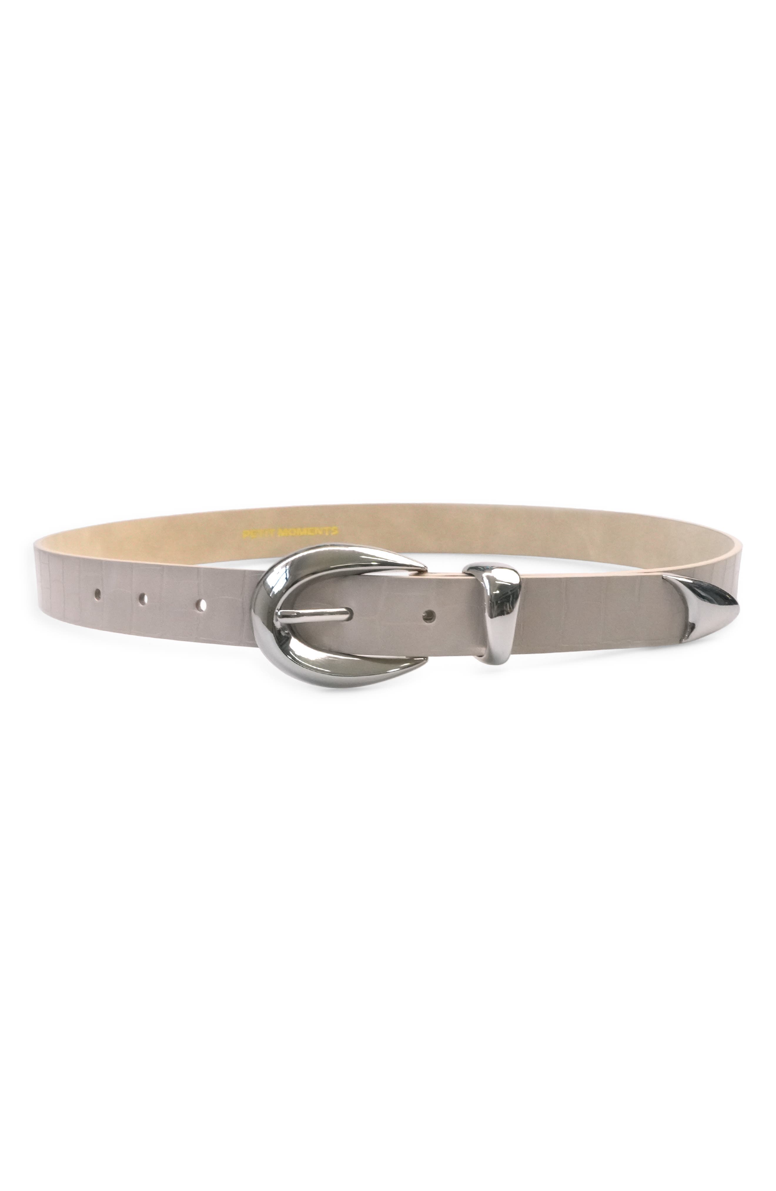 GREY CROC/ SILVER