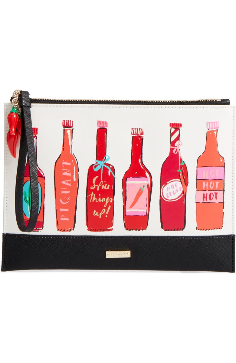 Kate Spade New York spice things up zip pouch, Main, color,