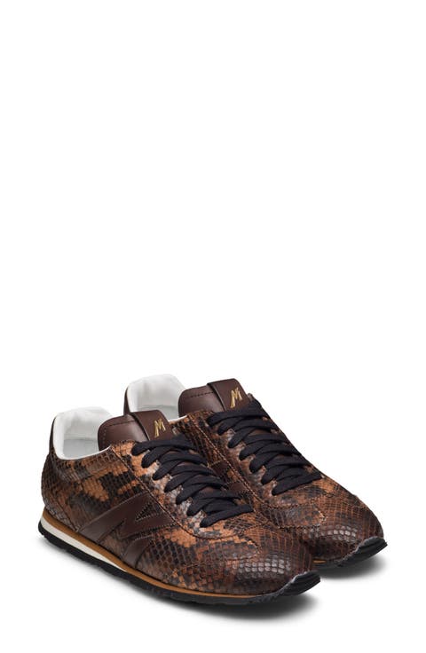 Lizzy Faux Python Sneaker