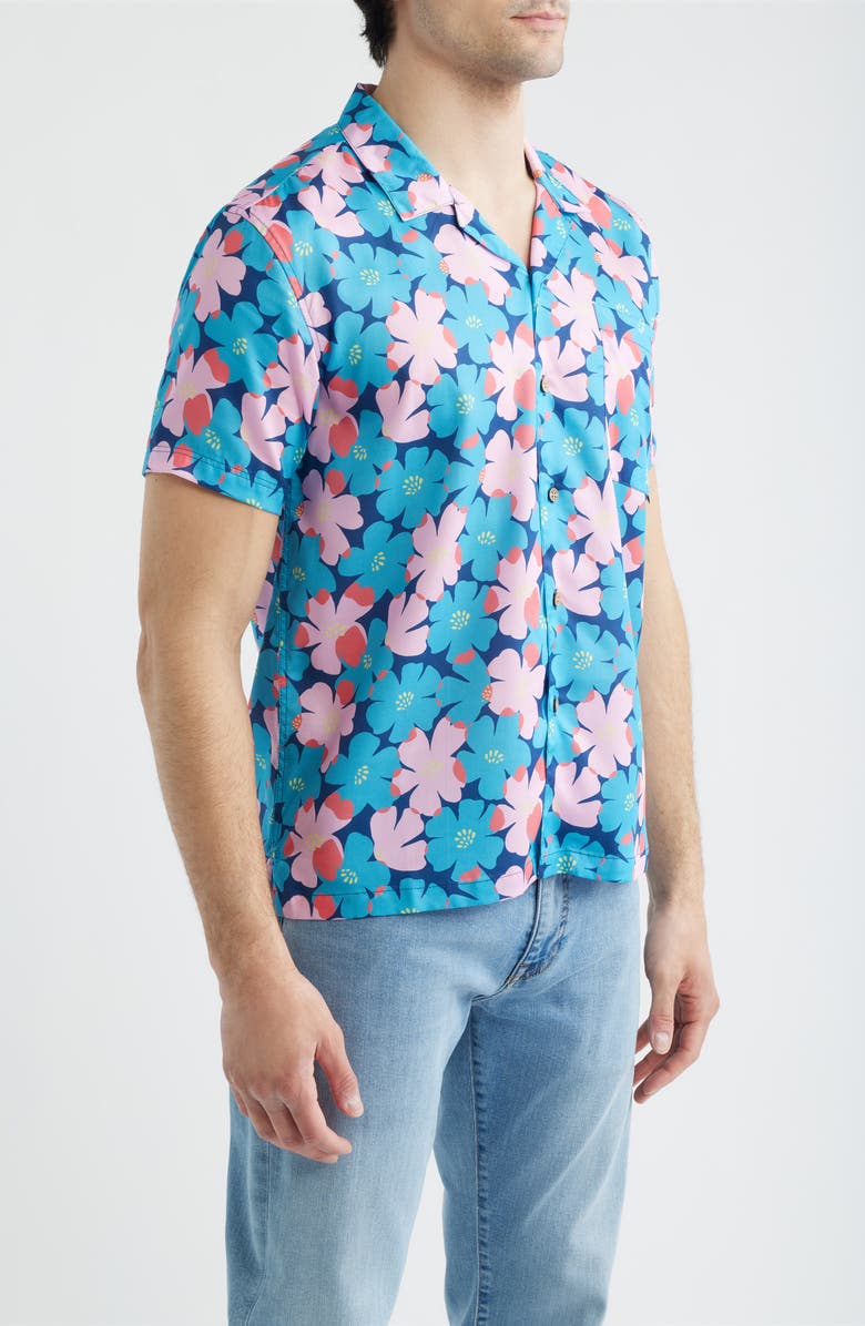 Boardies Floral Camp Shirt, Alternate, color, Multi
