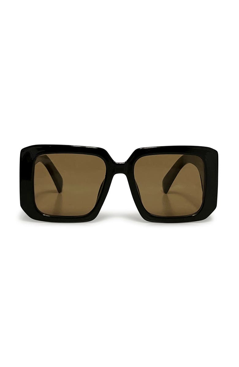 Youzey The Monroe Sunglasses, Main, color, Black