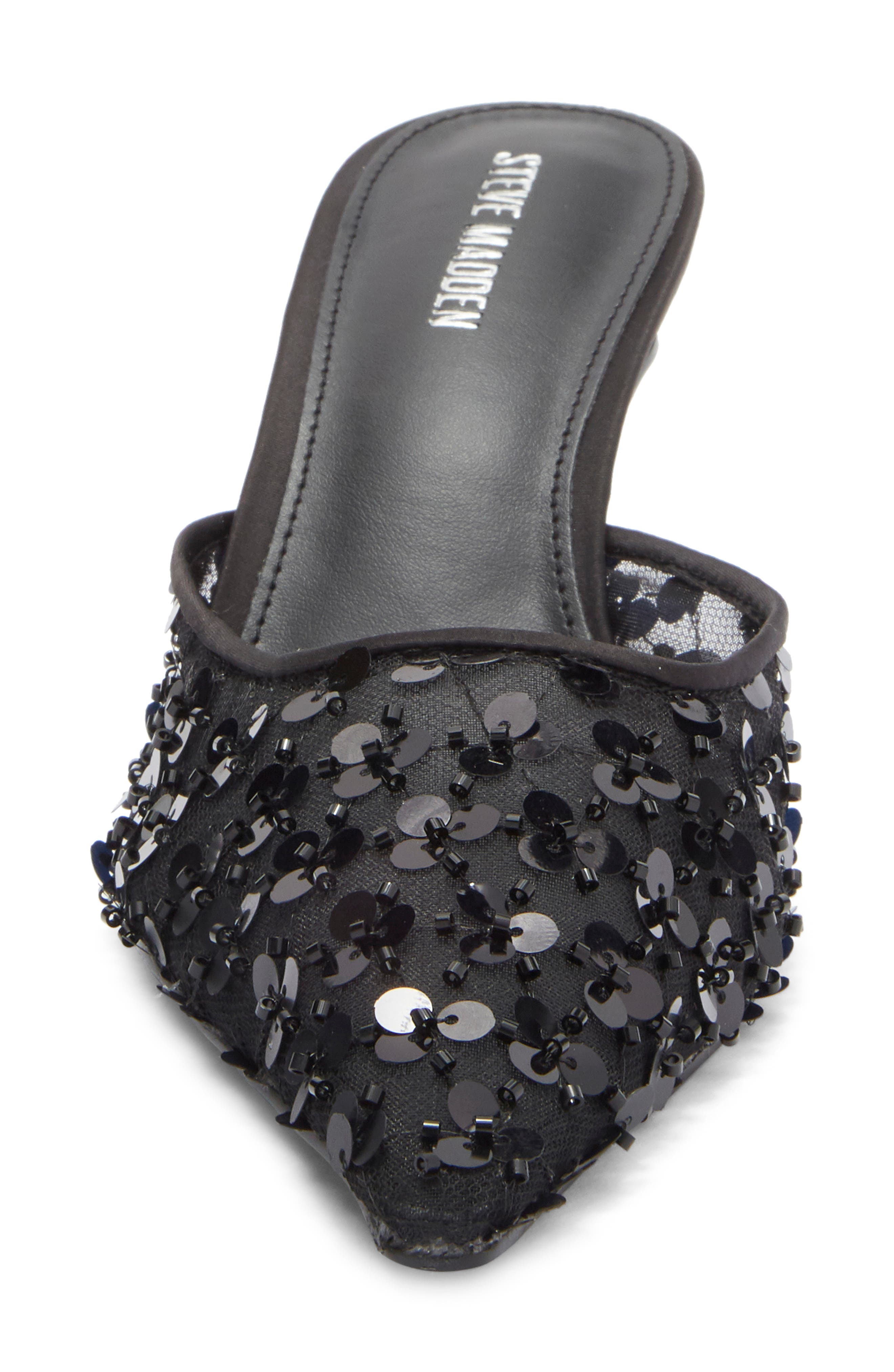 Steve Madden Alexi Mule, Alternate, color, Black Sequin