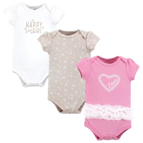 Comfortable All-Cotton Bodysuit 3Pk (Baby)