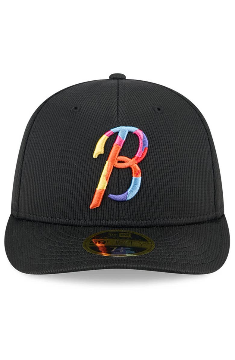 New Era Men's New Era Black Baltimore Orioles City Connect Batting Practice Low Profile 59FIFTY Fitted Hat, Alternate, color, Black