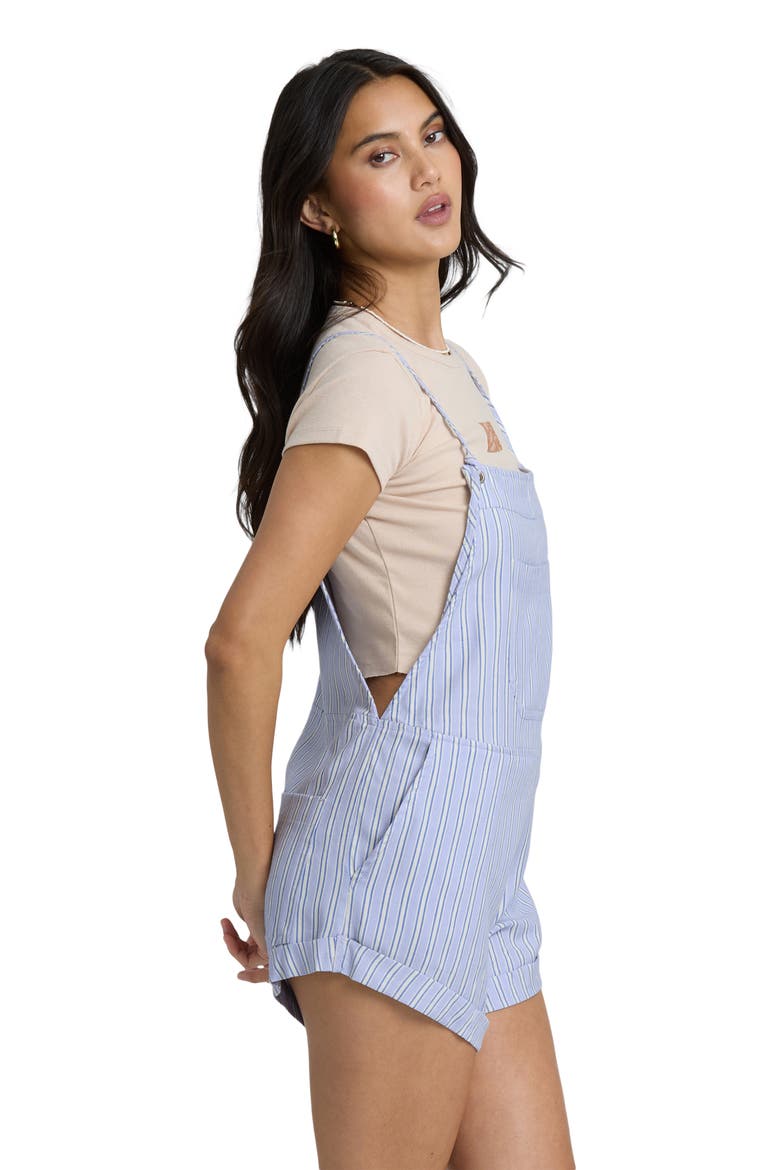 Wild Pursuit Short Overalls, Alternate, color, TWILIGHT BLUE