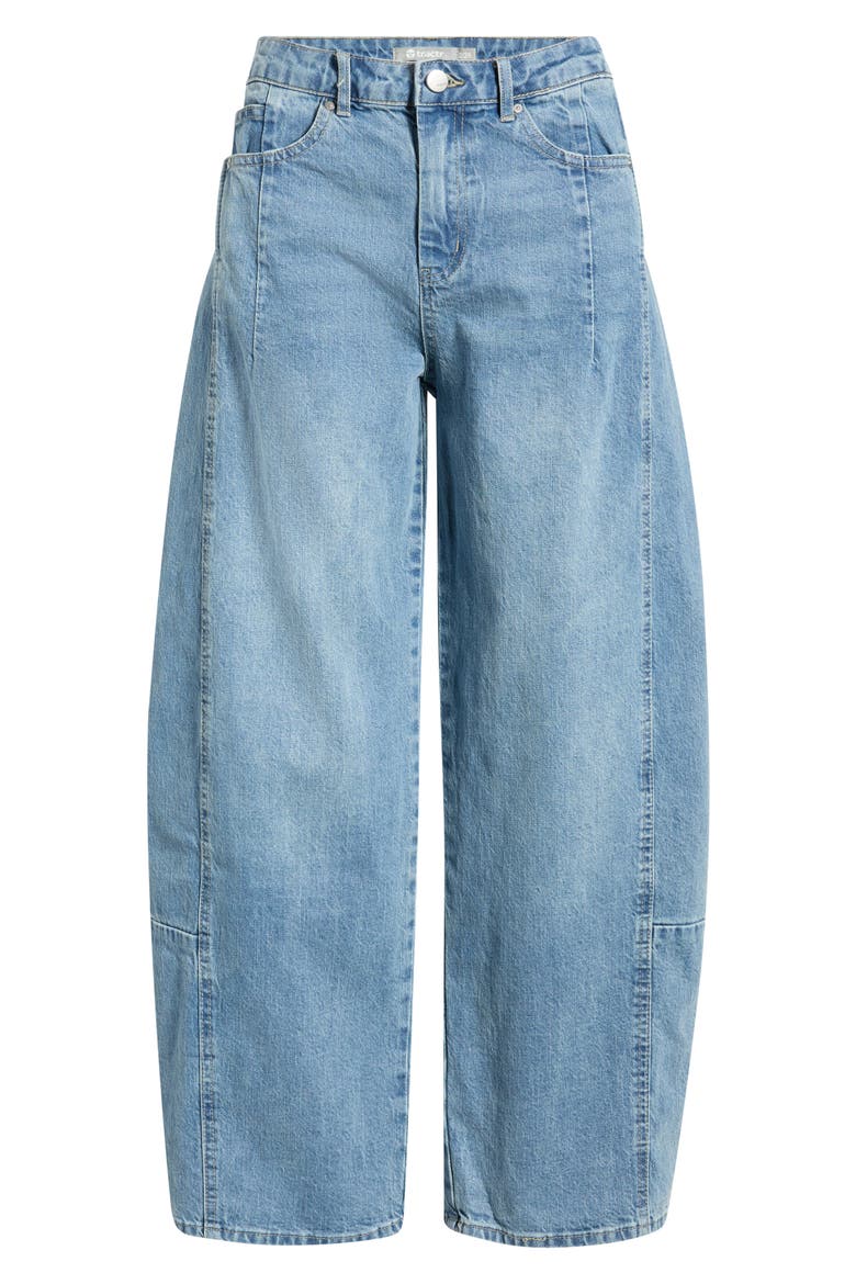 Wide Leg Crop Jeans, Alternate, color, INDIGO