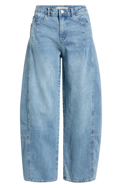 Wide Leg Crop Jeans