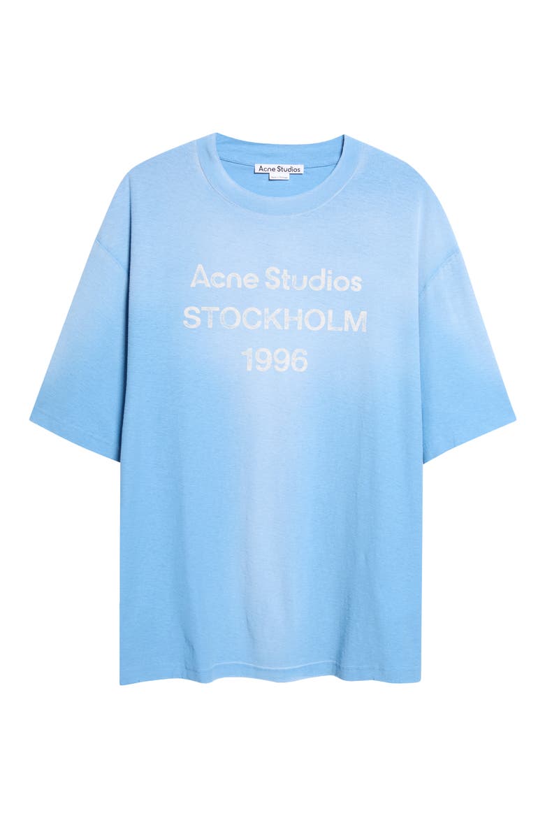 1996 Logo Distressed Cotton & Hemp Graphic Tee, Alternate, color, CORNFLOWER BLUE
