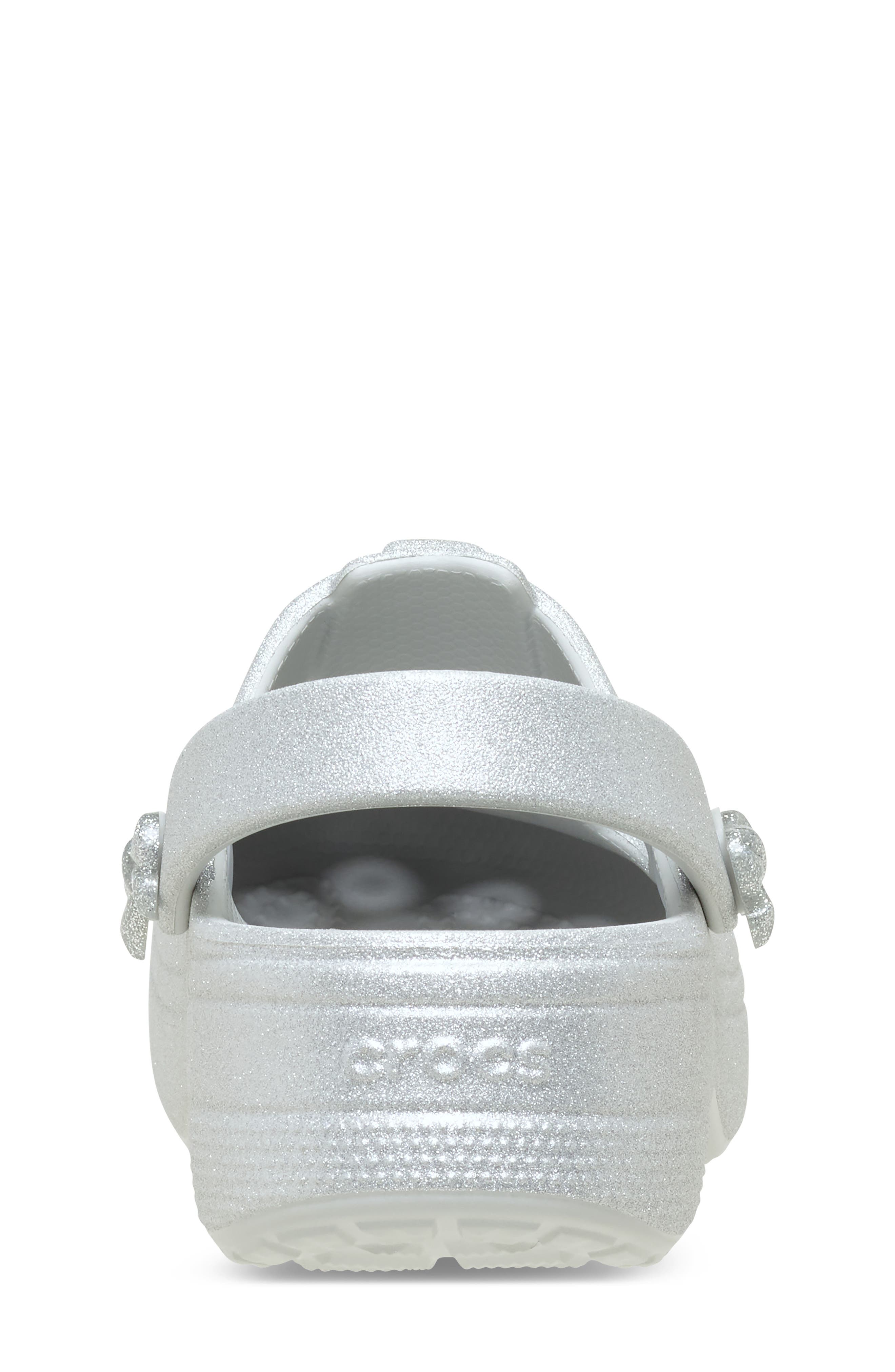 CROCS Kids' Classic Glitter Mary Jane Clog, Alternate, color, Atmosphere