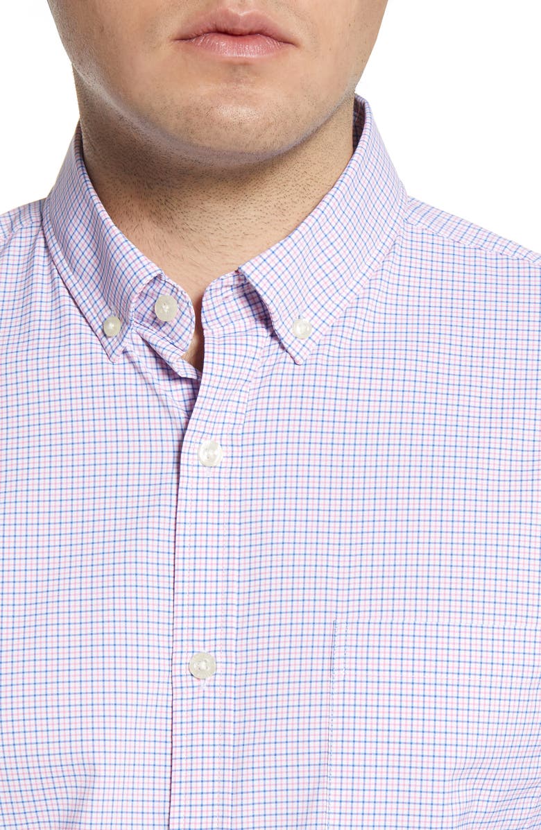 vineyard vines Murray Starfish Plaid Button-Down Performance Shirt, Alternate, color, 