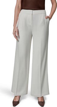 Donna Karan New York High Waist Wide Leg Pants