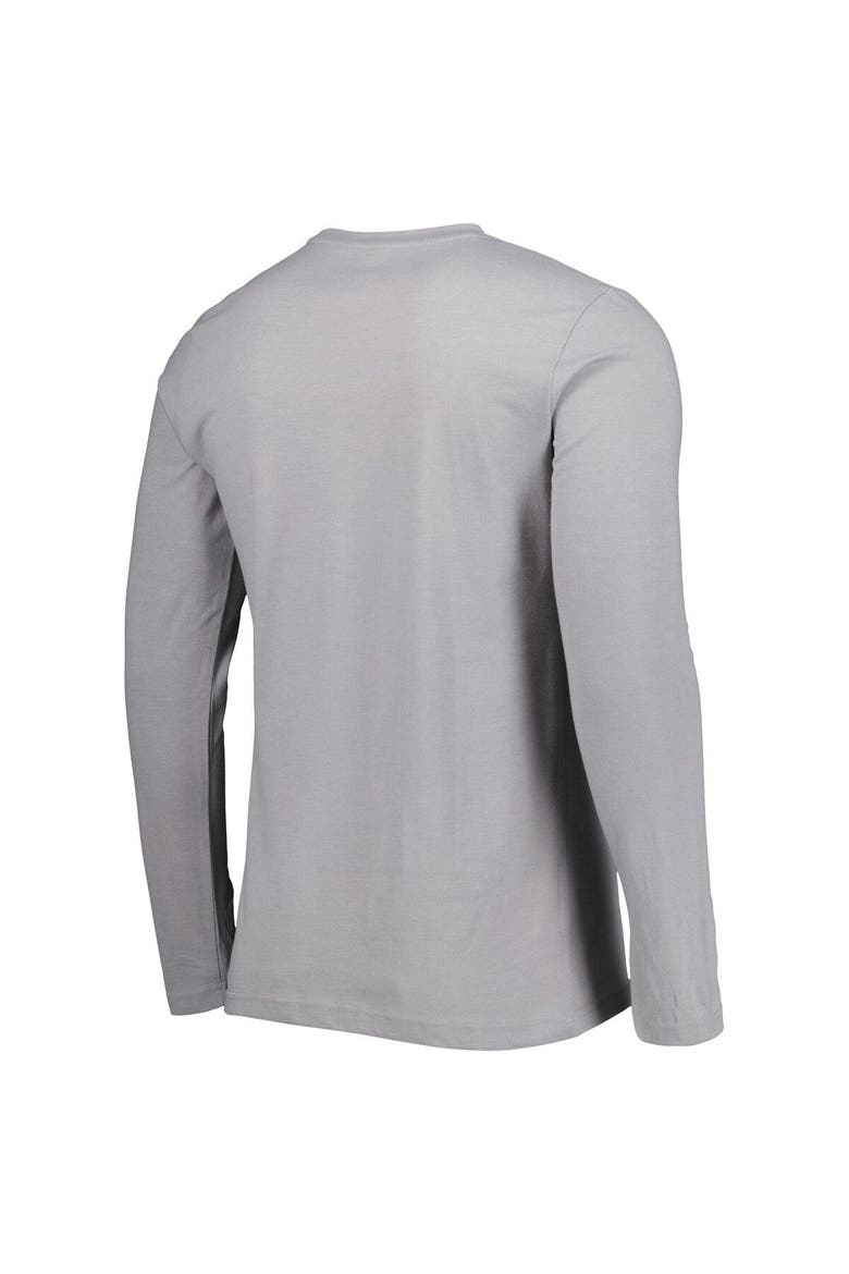 Men's Concepts Sport Deep Sea Blue/Gray Seattle Kraken Meter Long Sleeve T-Shirt & Pants Sleep Set, Alternate, color, Gray