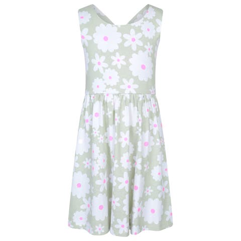 Lana Flowers Cross Back Dress
