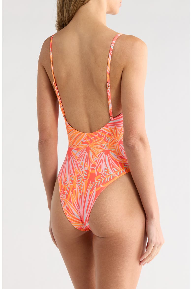 Luster One-Piece Swimsuit, Alternate, color, PINK