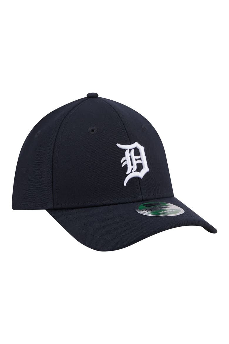 Men's New Era  Navy Detroit Tigers Player Replica 39THIRTY M-Crown Flex Hat, Alternate, color, Navy