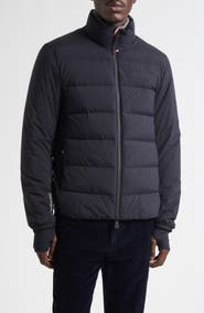 Moncler Araripe Mixed Media Down Jacket