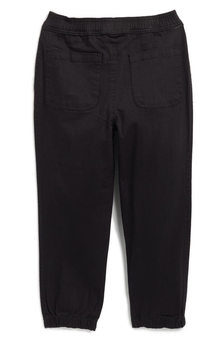 Original Penguin Kids' Flannel Button-Up Shirt & Joggers Set, Alternate, color, Anthracite