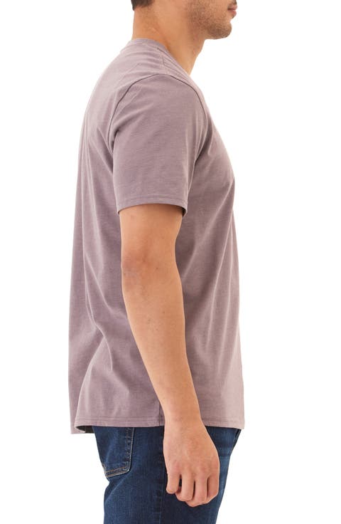 Kea Wave Embridered Cotton Blend T-Shirt