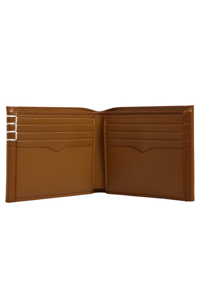 JW Anderson Loafer Leather Bifold Wallet, Alternate, color, Tan
