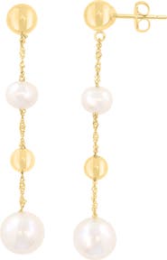 EFFY Freshwater Pearl Drop Earrings