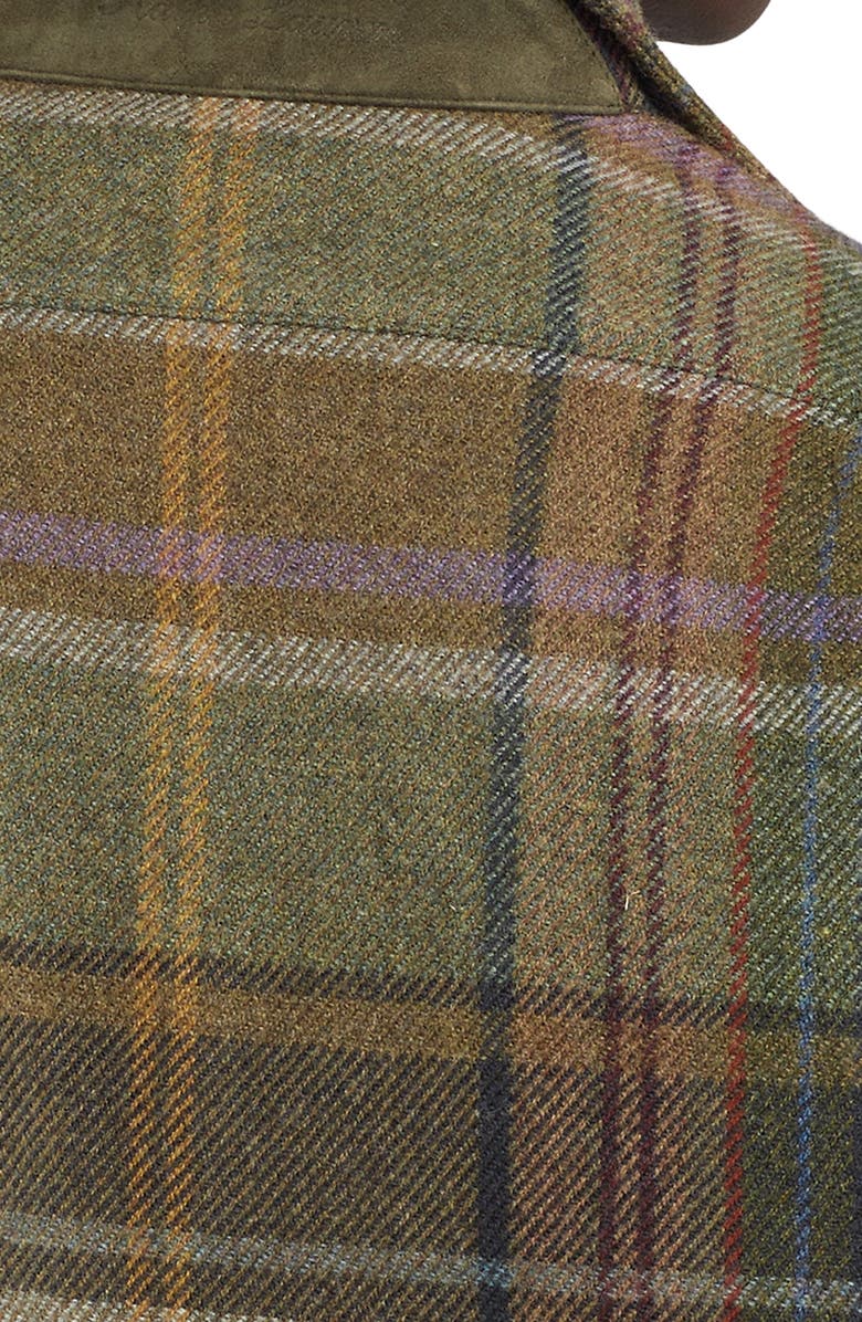 Ralph Lauren Purple Label Bradley Blanket Plaid Wool & Cashmere Button-Up Shirt, Alternate, color, 