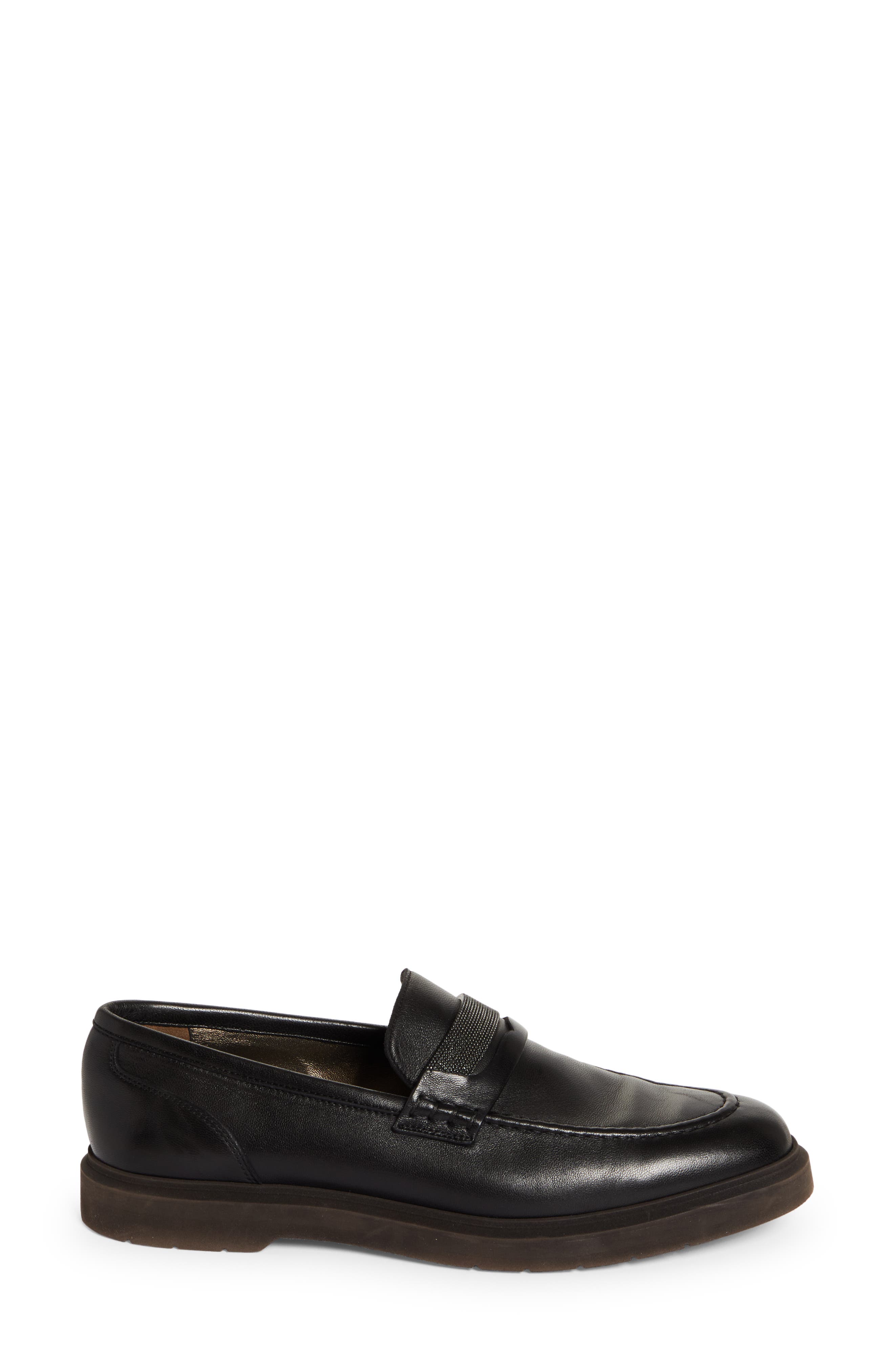 Brunello Cucinelli Monili Penny Loafer, Alternate, color, 