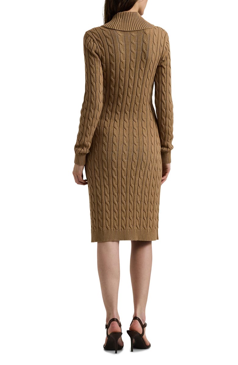Lauren Ralph Lauren Cotton Blend Long Sleeve Sweater Dress, Alternate, color,