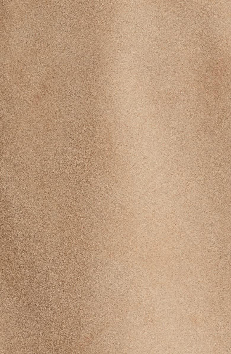 BOSS Malbano Goatskin Suede Jacket, Alternate, color, Light Beige