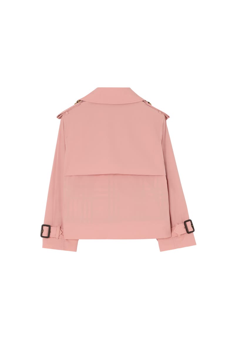 Stretch Nylon Trench Jacket, Alternate, color, Sweetpea pink