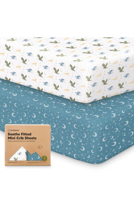 Soothe Fitted Mini Crib Sheet