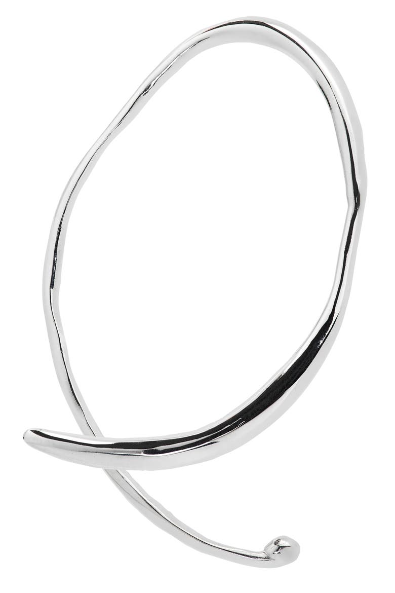 Phase Ear Cuff, Alternate, color, SILVER