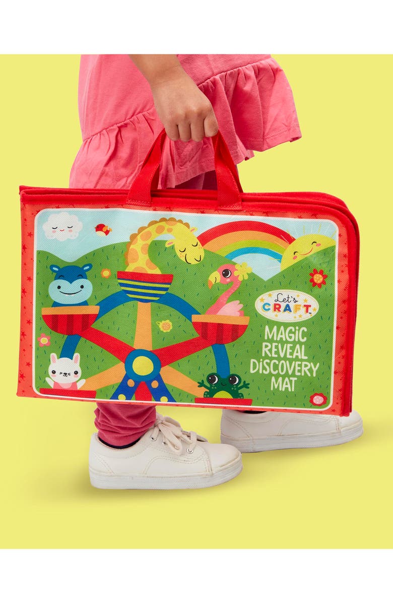 BRIGHT STRIPES Busy Village Magic Reveal Mat, Alternate, color, 