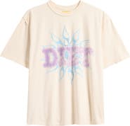 DIET STARTS MONDAY Flame Spray Graphic T-Shirt