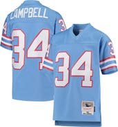 Mitchell & Ness Youth Mitchell & Ness Earl Campbell Light Blue Houston Oilers 1980 Gridiron Classic Legacy Retired Player Jersey