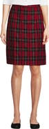 Lands' End School Uniform Young Plaid Box Pleat Skirt Top of the Knee