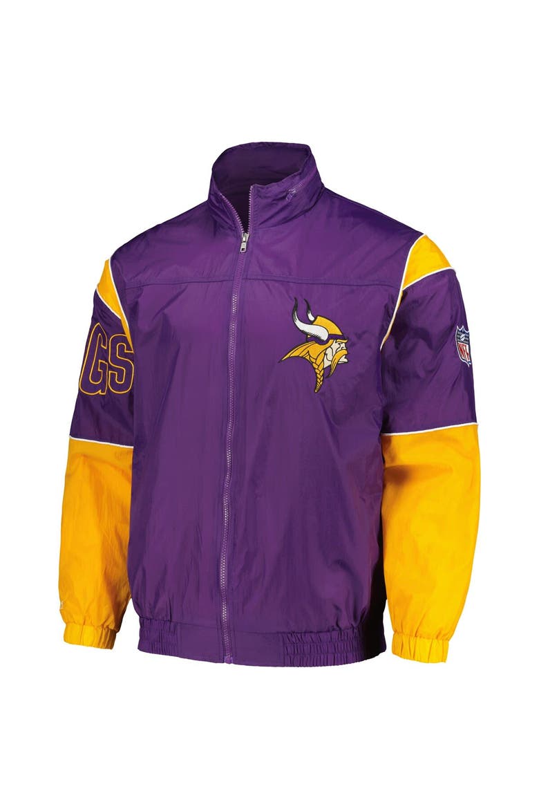 Men's Mitchell & Ness  Purple Minnesota Vikings 1992 Sideline Full-Zip Jacket, Alternate, color, Purple