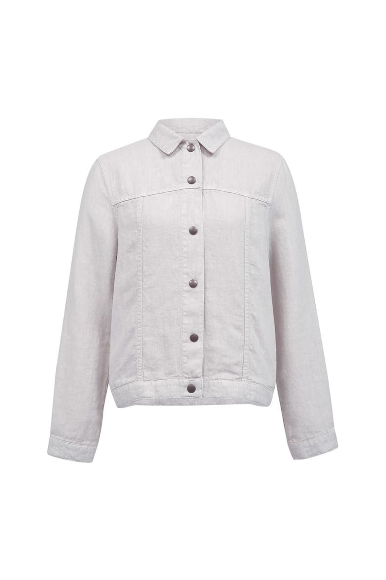Linen Western Jacket, Alternate, color, STONE