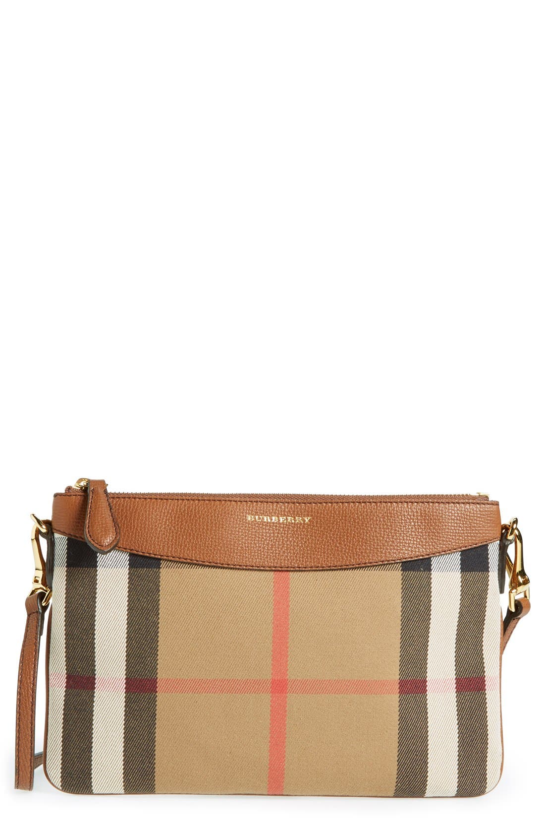Burberry 'Peyton - House Check' Crossbody Bag, Main, color, 
