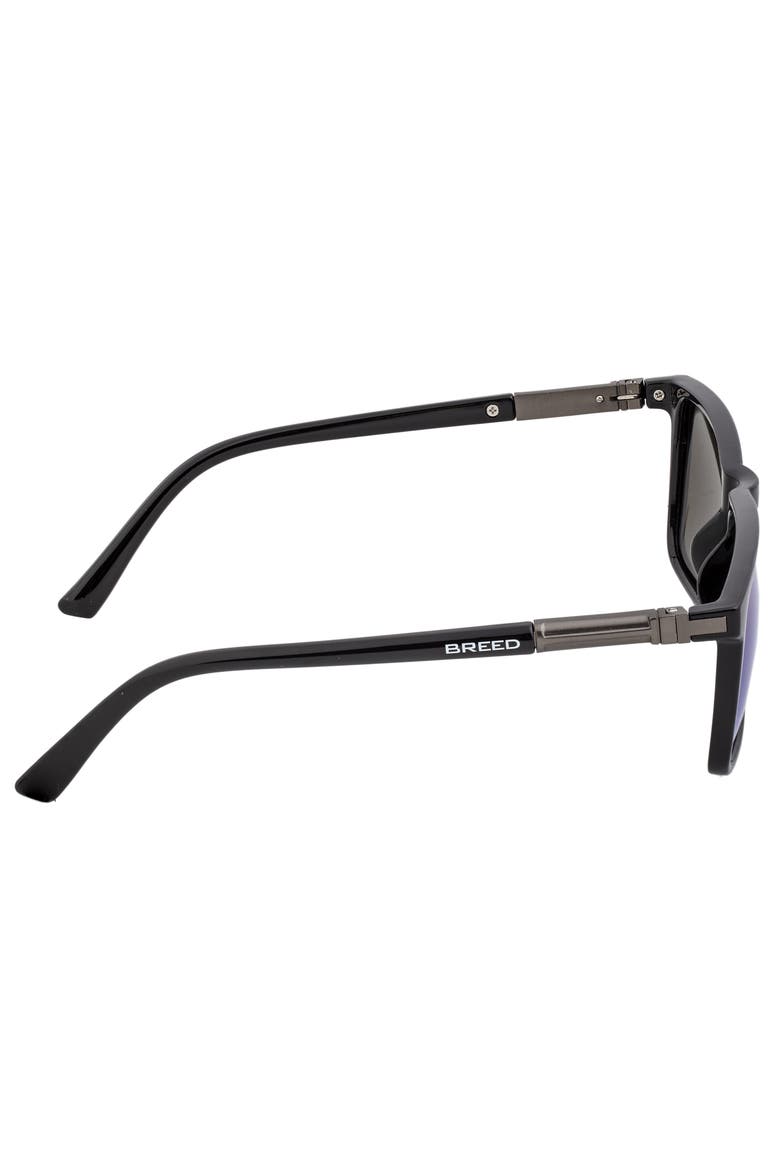 Caelum Polarized Sunglasses, Alternate, color, Black/Blue