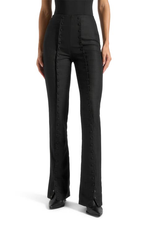 Therese Tailored Button Detail Trousers
