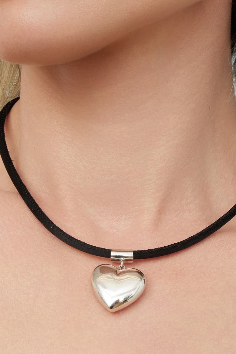 Sterling Silver Lover Cord Pendant Necklace, Alternate, color, Silver