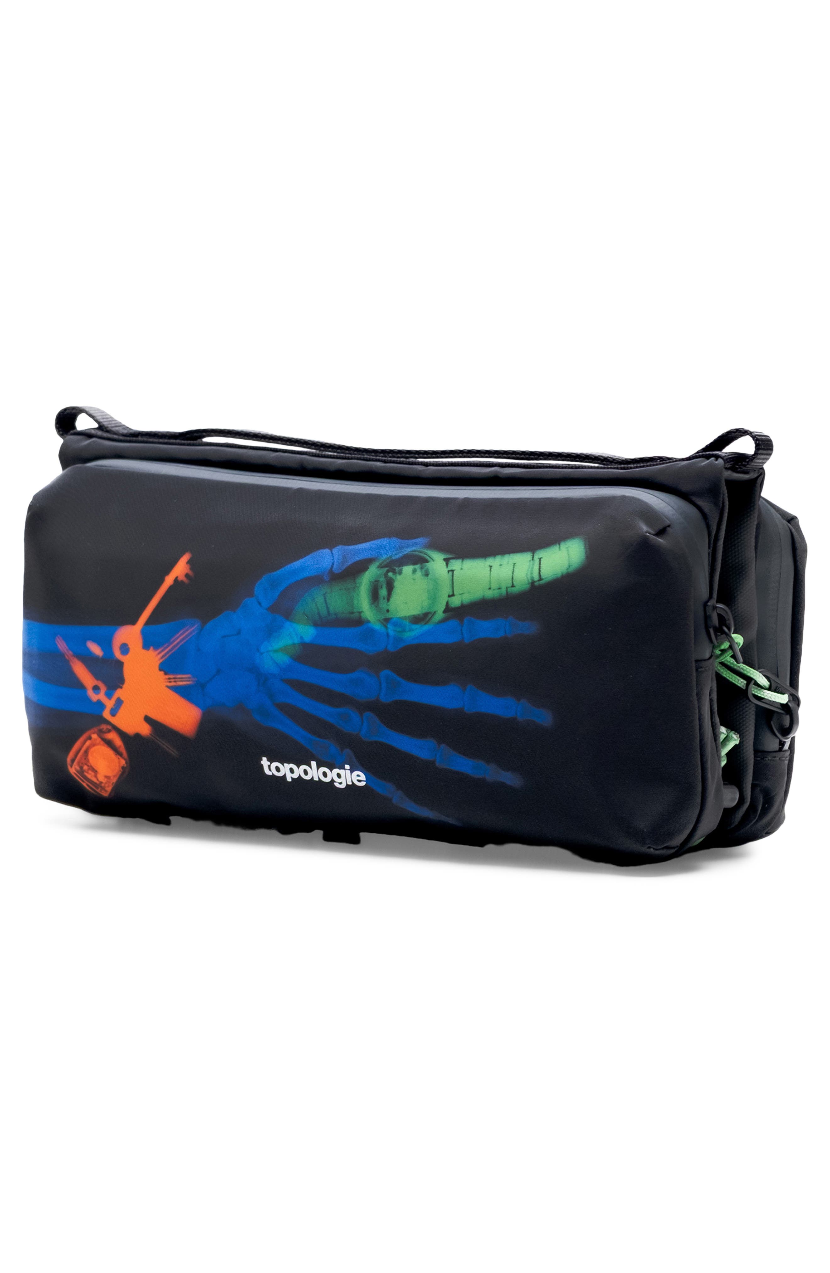 PLEASURES x Topologie Medium Sacoche, Alternate, color, Black