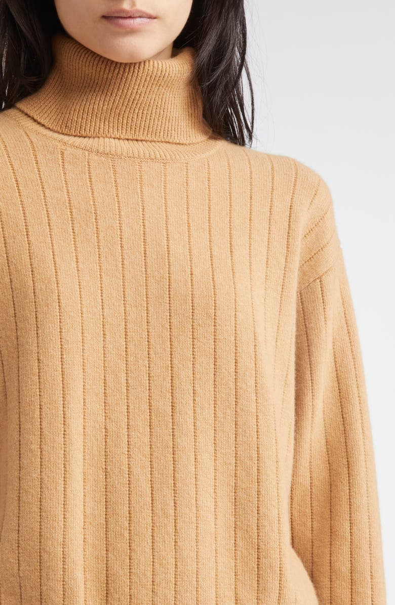 Eleventy Wool & Cashmere Turtleneck Sweater, Alternate, color, 04 Camel