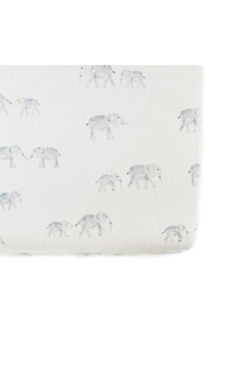 Pehr Follow Me Organic Cotton Crib Sheet, Main, color, 