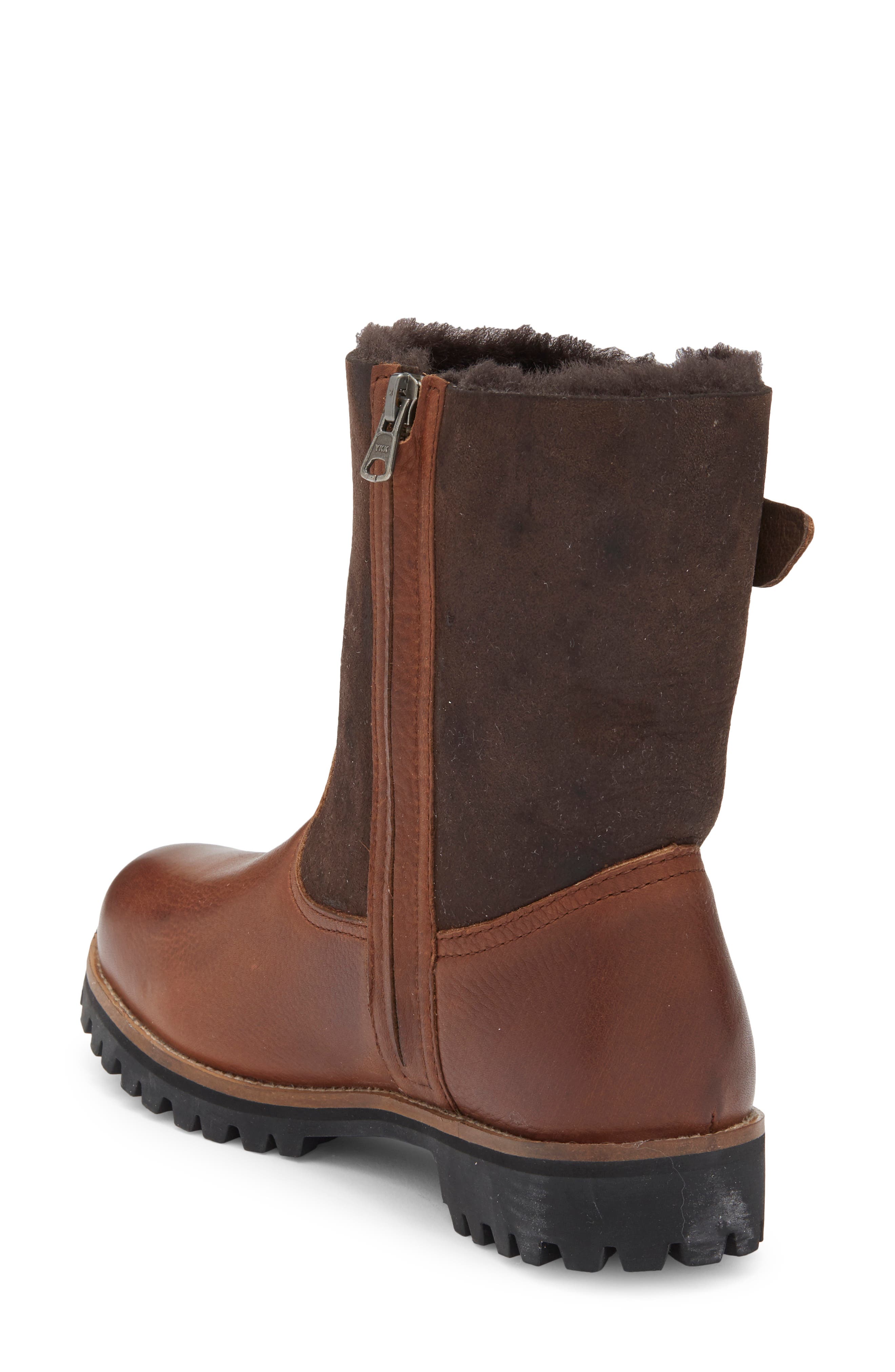 Blackstone OL05 Moto Boot with Genuine Shearling Lining, Alternate, color, Brown